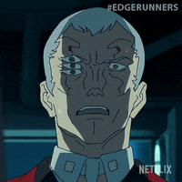 Scared Netflix GIF by Cyberpunk: Edgerunners