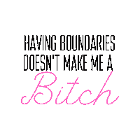 Boundaries Heal Sticker by Become Your Own Best Friend