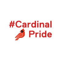 Cardinal Gowes Sticker by Wesleyan University