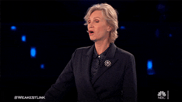 Jane Lynch You Are The Weakest Link GIF by NBC