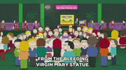 crowd yelling GIF by South Park 
