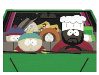 Chef Driving Sticker by South Park