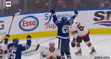 Happy Ice Hockey GIF by NHL