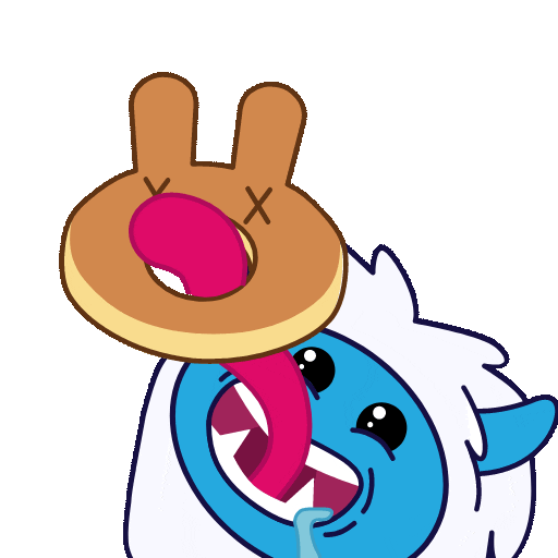 Cake Licking Sticker by The CakeMonster Official