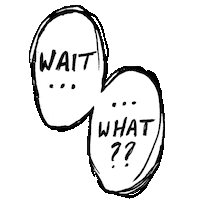 Wait What Wtf Sticker