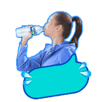 Drinking Water Sticker by SehatAQUA