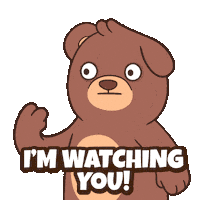 Looking I See You Sticker by BEARISH