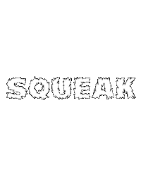 sound on squeak Sticker by MISO PUP