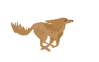 Dog Running Sticker by vres