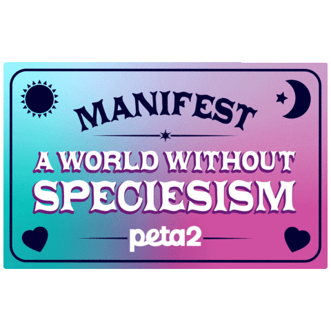 End Speciesism Sticker by PETA