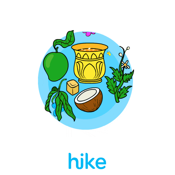 Telugu New Year Indian Sticker by Hike Sticker Chat