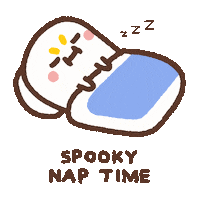 Tired Good Night Sticker by Simian Reflux