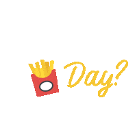 French Mcdonalds Sticker by Social With Rashi