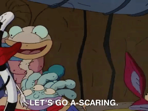 nickrewind giphydvr nicksplat aaahh real monsters giphyarm044 GIF