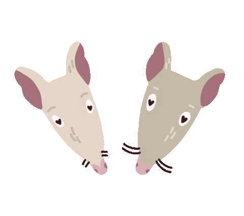 Cartoon Love Sticker