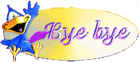 bye bye STICKER