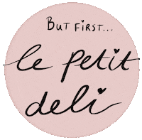 But First Coffee Sticker by Le Petit Deli