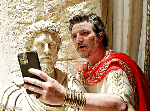 ArcaneFox giphyupload pedro pascal gladiator 2 gladiator ii GIF