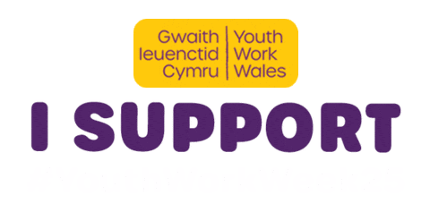Youthwork Sticker by Council for Wales of Voluntary Youth Services
