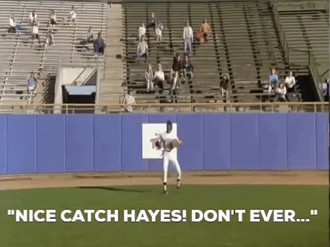 tobromas giphygifmaker major league nice catch willy mays hayes GIF