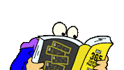 Book Reading Art Sticker by Digital Pratik