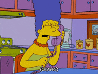 sad marge simpson GIF
