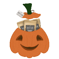 Halloween Autumn Sticker by Infinuty