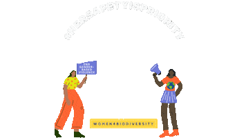 Women4Biodiversity nature feminism gender humanrights Sticker