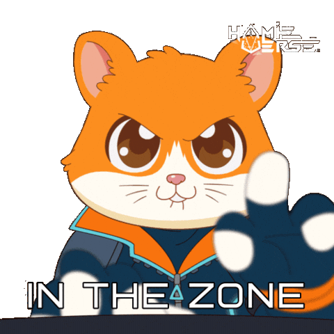 Working In The Zone Sticker by Hamieverse
