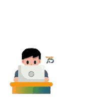 BappenasRI bappenas hut75 bappenasri bappenas75 Sticker