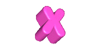 X Cross Sticker