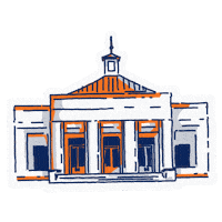 Cupola Sticker by UVA Law