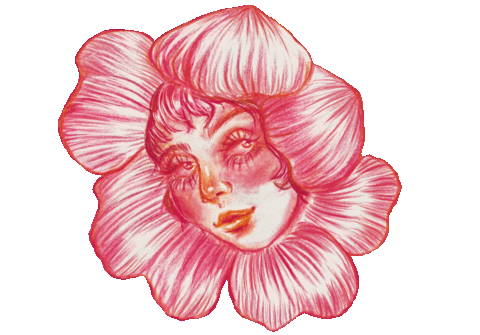 Art Flower Sticker