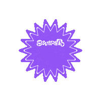 Swipeto Sparkle Design Hippie Funk Animation Swipe Swipet Roll Purple Lava Sticker by SwipeTo