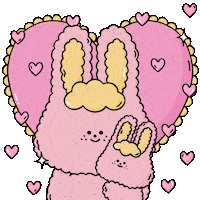 Suzyuzy love heart kawaii baby Sticker