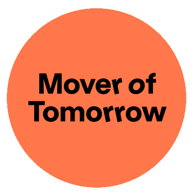 Mover Of Tomorrow Award Sticker by Studio GOOD