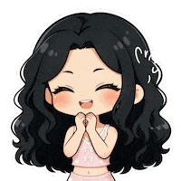 Happy Girl Sticker
