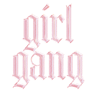 LullaBellz pink girl boss lb girl gang Sticker