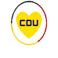 Hupfen Sticker by Junge Union Deutschlands