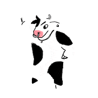 Slap Cow Sticker by Our Grandfather Story
