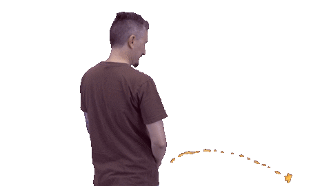 gator987fm giphyupload jason peeing calvin and hobbes Sticker