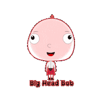 Big Head Hug Sticker by BigHeadBob.com