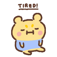 Tired Night Night Sticker by Simian Reflux