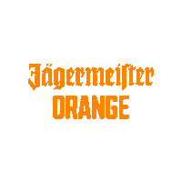 JagermeisterCZSK orange jagermeister jager jagermeistersk Sticker