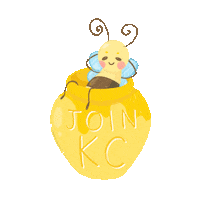 Bee Honey Sticker by cnhkeyclub