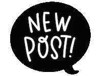 New Post Text Sticker