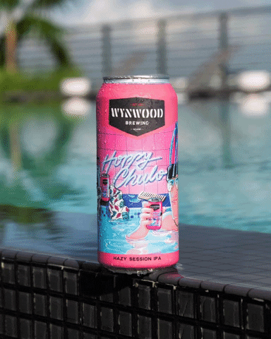 Miami Vice Swimming GIF by Wynwood Brewing