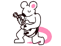 Art Guitar Sticker