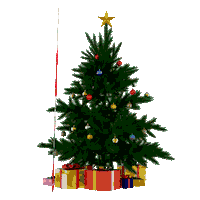 Christmas Tree Sticker by All Shook Up