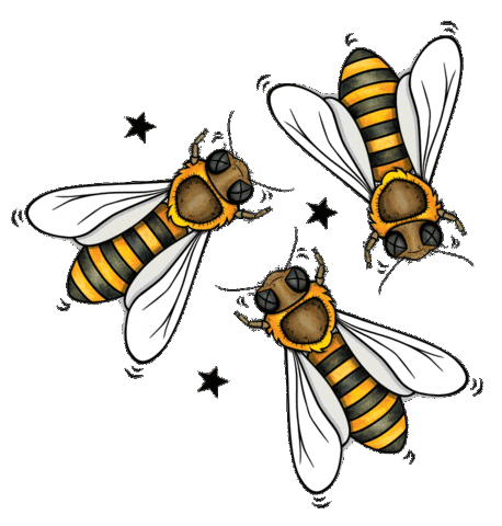 Bee Buzz Sticker by Four Corners Brewing Co.